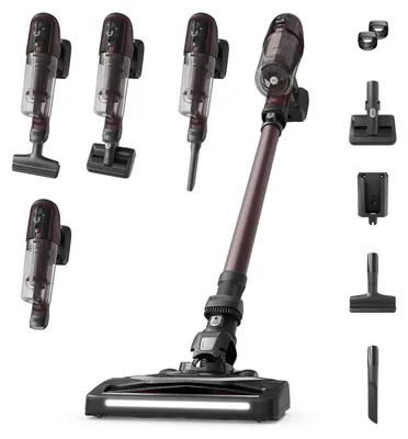 Obrázok produktu pre Rowenta RH6483, Tyčový vysávač, Bezvreckové, Červená, 0,55 L, Suchý, Filtrovanie