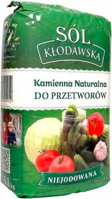 SÓL KŁODAWSKA DO PRZETWORÓW NIEJODOWANA 1,1KG KOPALNIA KŁODAWA