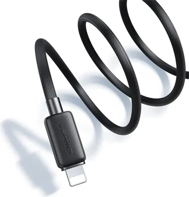 Produktbild von USAMS KY-Serie US-SJ689 2,4 A USB-A-auf-Lightning-Kabel 1 m Schwarz