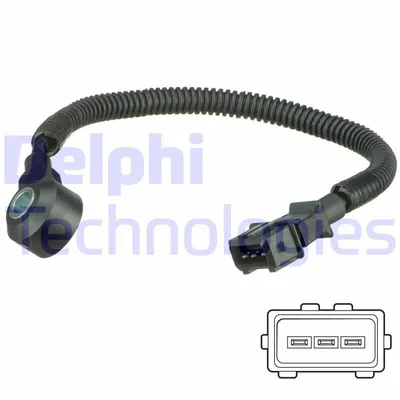 Produktbild von DELPHI Klopfsensor AS10227 Links für HYUNDAI TUCSON (JM)
