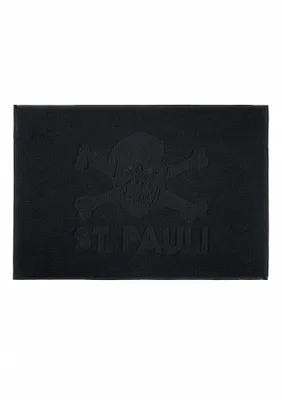 Produktbild von FC St. Pauli - feinstrick Streifen Logo Mütze weiß-braun