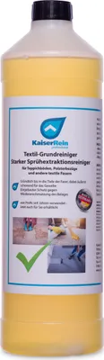 Produktbild von KaiserRein Textil-Grundreiniger Starker Sprühextraktionsreiniger 1LTeppichreiniger Polsterreiniger Textilreiniger flüssig Konzentrat für Teppichböden, Polsterbezüge , Auto, Textil