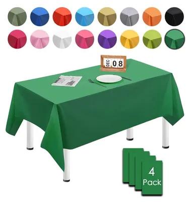 Obrázok produktu pre Jednorazová obruska, tmavozelená, 137x274 cm, 4 kusy, vodeodolná