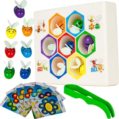 Produktbild von Hračky MalPlay Busy Bees | Montessori | Honeycombs | Učiace sa hračky | Motorické hračky pre deti od 3 rokov