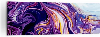 Produktbild von Bild auf Leinwand - Leinwandbild - Abstraktion modern - 160x50cm - Wand Bild - Wanddeko - Leinwanddruck - Bilder - Kunstdruck - Wanddekoration - Leinwand bilder - Wandkunst - AB160x50-4084