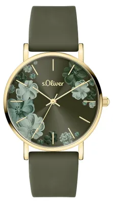 Produktbild von s.Oliver Damenuhr - Rund - Gold - 18 mm - Elegante Damenuhr aus Metall mit Quarz