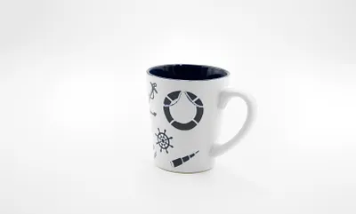 Produktbild von Kaffeetasse Becher Tasse Keramik 250ml Maritim