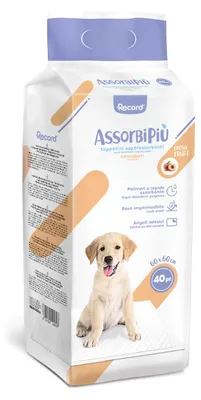 Produktbild von Record Hygienematten Absorbipiu für Hunde Superabsorbierend mit Fruchtaroma. Ein