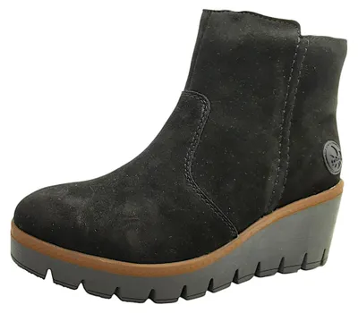 Produktbild von Rieker  Damenschuhe Stiefeletten Reißverschluss Schwarz Freizeit