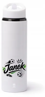 Produktbild von Trinkflasche mit Strohhalm Tatlon 700 ml – Weiß