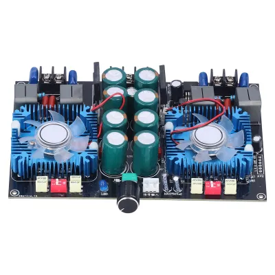 Zdjęcie produktu dla Płytka cyfrowego wzmacniacza mocy, płytka wzmacniacza audio, 2-kanałowa płytka wzmacniacza mocy, płytka wzmacniacza mocy z wentylatorem, moduł płytki wzmacniacza audio, moduł płytki wzmacniacza mocy