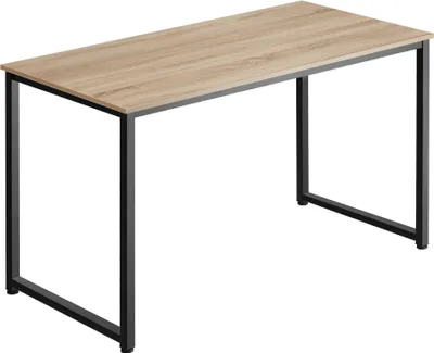 Image de Table de bureau Flint - Bois clair industriel, Chêne Sonoma, 140 cm