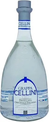 Produktbild von Cellini Grappa Cru Bianca 700ml 38% Vol.