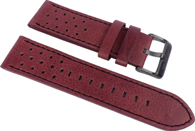 Produktbild von Adora Nautic All- Rounder ⇒ Uhrenarmband 23mm bordeaux Leder AN2134