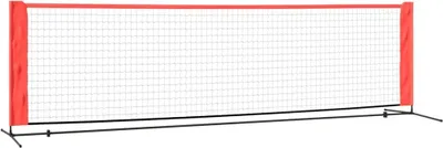 Produktbild von vidaXL Tennisnetz Schwarz und Rot 300x100x87 cm Polyester