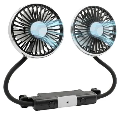 Immagine prodotto di Ventilatore di raffreddamento, regolabile su 3 livelli, illuminazione a LED, GRIGIO