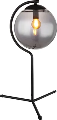 Produktbild von Globo Lighting Tischleuchte Metall schwarz matt, 1x E14