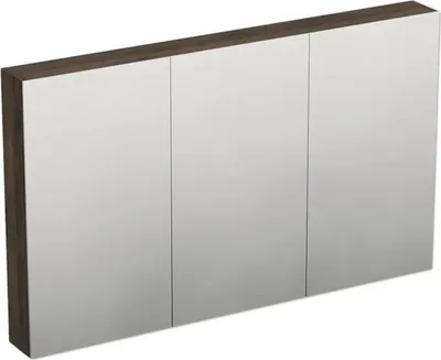Produktbild von Jungborn Spiegelschrank TRENTA 120 x 14,4 x 72 cm Gladstone eiche 3-türig IP 44