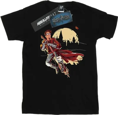 Produktbild von Harry Potter - "Quidditch Seeker" T-Shirt für Herren BI29222 (3XL) (Schwarz)