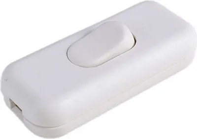 Obrázok produktu pre Vypínač medzišnúrový 250V/2,5A biely