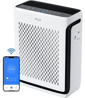 Image de Purificateur d'air LEVOIT Vital 100S, Filtre Smart HEPA, Anti-poussière et Allergènes, Blanc
