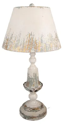 Immagine prodotto di Lampada da tavolo Clayre & Eef Ø 36x70 cm Metallo beige