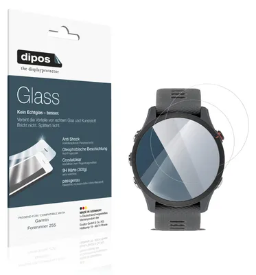 Image de 2x Protection ecrán pour Garmin Forerunner 255 Verre souple Film Protecteur 9H dipos