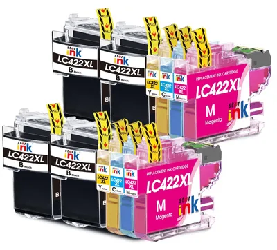 Immagine prodotto di Set di cartucce d'inchiostro LC422XL per stampanti Brother