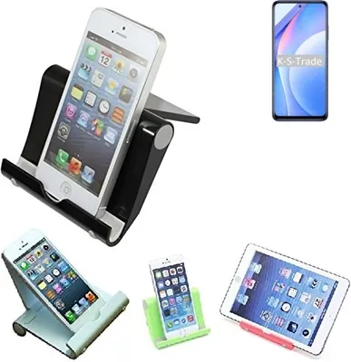 Produktbild von K-S-Trade Handy-Ständer kompatibel mit Xiaomi Mi 10T Lite faltbarer Tischständer Smartphone Tablet Halterung Reise