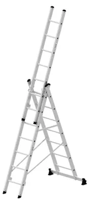 Produktbild von MUNK Mehrzweckleiter mit Nivello® Traverse 3x7 Sprossen