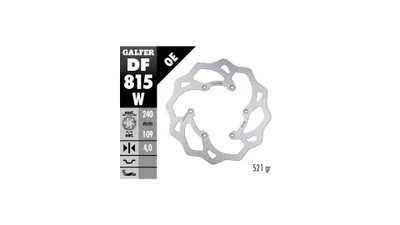 Zdjęcie produktu dla GALFER Bremsscheibe "DF815"