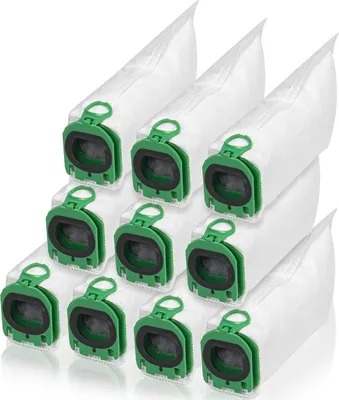 12 Staubsaugerbeutel + 2 Motorfilter Für Vorwerk Kobold VB100 FP100 - 5-lagig Mit Aktivkohle