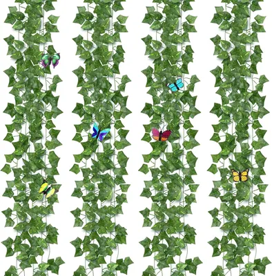 Produktbild von Künstliche Efeugirlanden 48 m, 16 Stück, für Wanddekoration