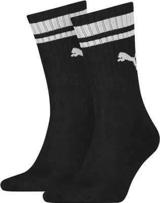 Produktbild von Puma - "Heritage" Socken für Herren/Damen Unisex (2er-Pack) RD1890 (39,5 EU - 42 EU) (Schwarz/Weiß)