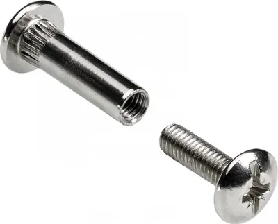 Produktbild von 4er Set HETTICH Montageschrauben Stahl vernickelt, L.42 mm