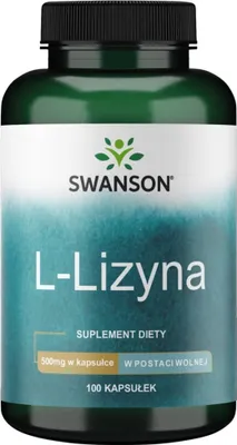 Obrázek produktu pro Swanson L-lizyna 500 mg (100 kapslí) 7684