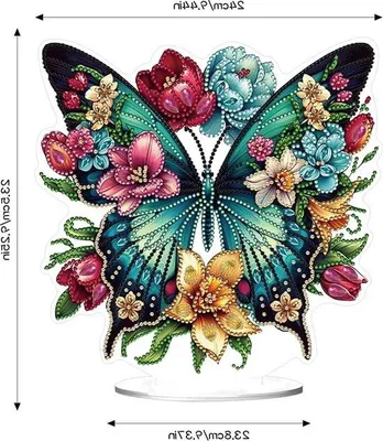 Produktbild von Vlinder-Tafeldecoratie mit 5D-Diamantmalerei für Erwachsene und Kinder