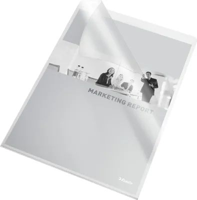 Obrázek produktu pro Esselte 54820, Prezentační složka, A4, Polypropylen (PP), Průhledná, 220 mm, 1 mm