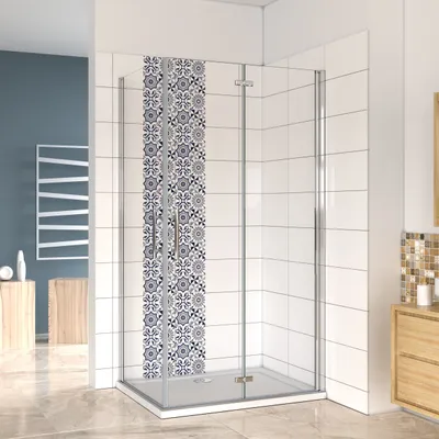 Produktbild von BxTxH: 80x100x195cm NANO Sicherheitsglas Duschkabine&Duschwand&Duschtür&Scharniertür&Nischentür