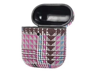 Obrázok produktu pre TerraTec Air Box - Puzdro na slúchadlá - Polykarbonát - Tartanová ružová - pre Apple AirPods (1. generácia, 2. generácia)