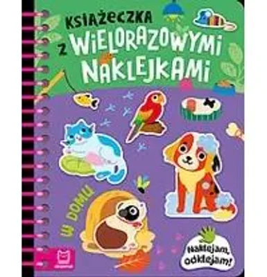 Immagine prodotto di Un libro con adesivi riutilizzabili. "Agnieszka Bator: A casa"