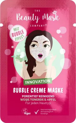 Produktbild von The Beauty Mask Company White Clay & Apple Cream Bubble Mask 6g