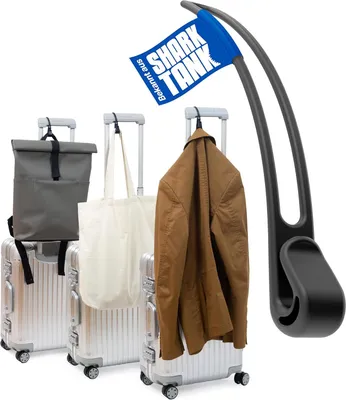 Zdjęcie produktu dla Haczyk do walizki, haczyk podróżny do torby, 10 kg, czarny, do podróży
