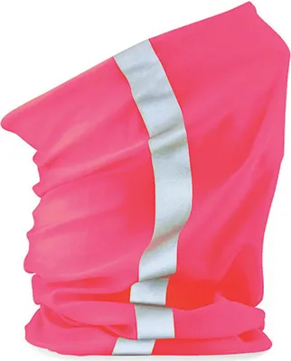 Produktbild von Beechfield B950 | Schlauchschal Morf Enhanced-Viz / Damen Schal / Scarf - Farbe: Fluorescent Pink - Größe: One Size