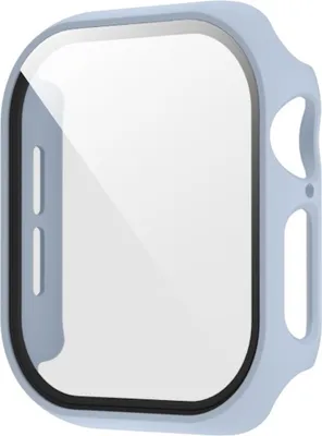 Obrázok produktu pre Pre Apple Watch Series 11 / 10 46mm plastové puzdro PC Smart Watch + ochranné tvrdé sklo Light Blue