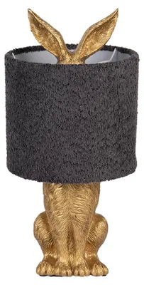 Obrázok produktu pre Stolová lampa Clayre & Eef Rabbit Ø 20x43 cm Zlatý plast