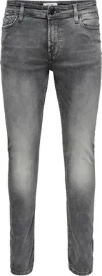 Produktbild von ONLY & SONS Slim Fit Jeans Basic Denim Hose ONSLOOM Tapered Trousers Stone Wash Größe: 28W / 30L