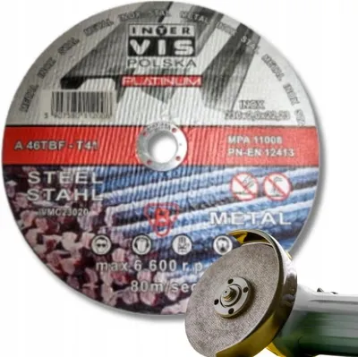 Produktbild von Trennscheibe - 125 x 1,2 mm INOX - für Edelstahl und Metall - Schneidscheibe - Beschädigungsfest