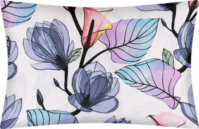 Produktbild von Flanellbetttuch - 40x60 cm - Blau,Lila,Rosa