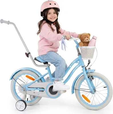 Imagen del producto de Bicicleta infantil "Heart" para niñas, disponible en tamaños de 12, 14 y 16 pulgadas